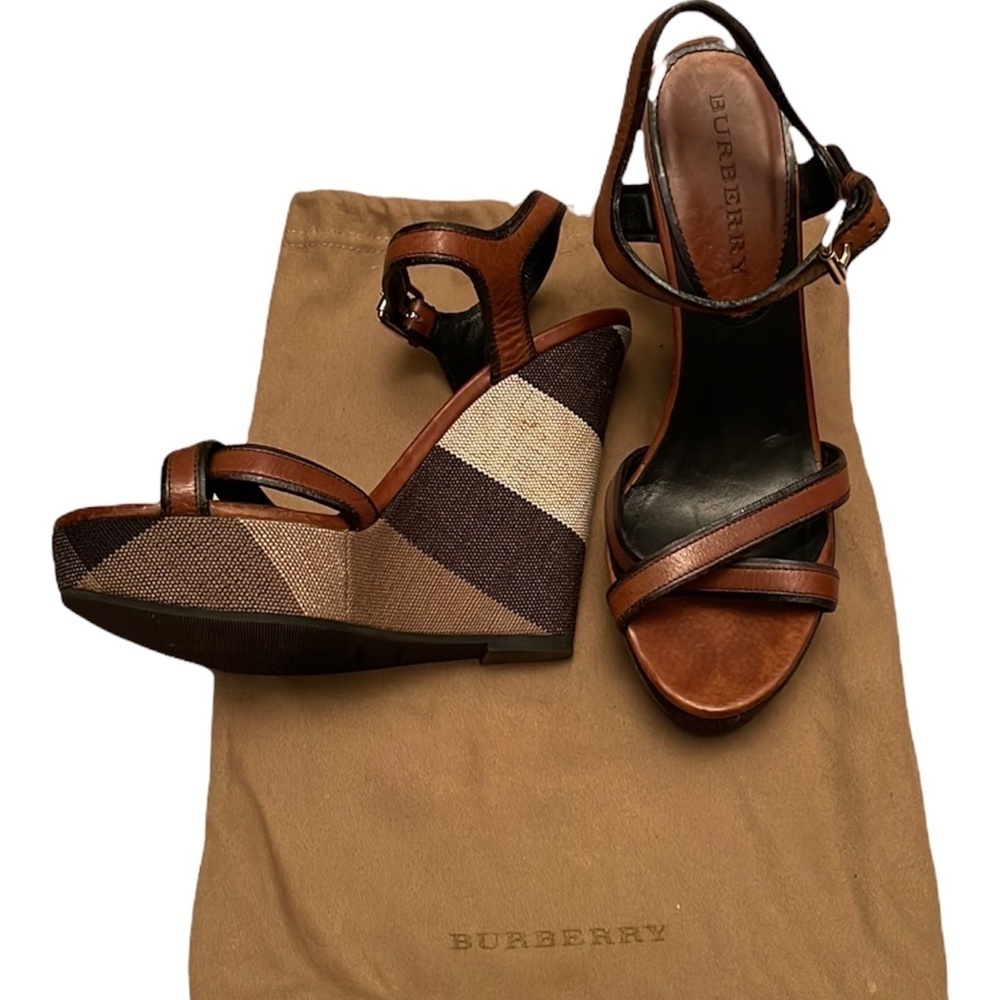 Burberry | Wedge Heel Sandals